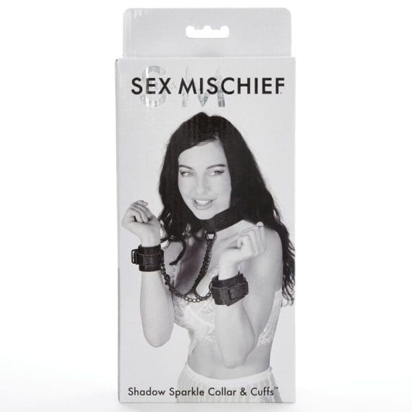 SEX & MICHIEF - SHADOW SPARKLE COLLAR AND CUFFS 3